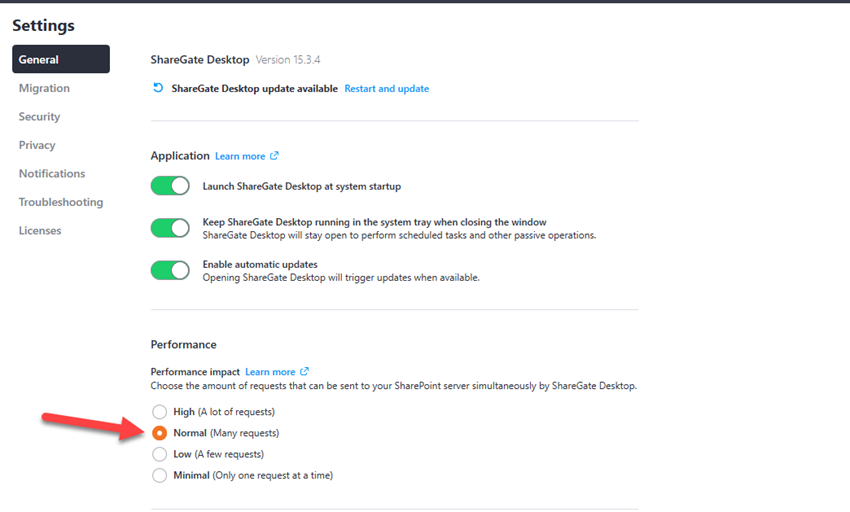 Automating SharePoint online migration using Sharegate